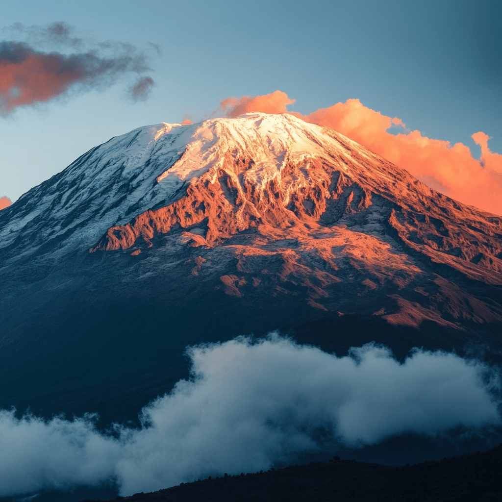 A picture of Mount Kilimanjaro